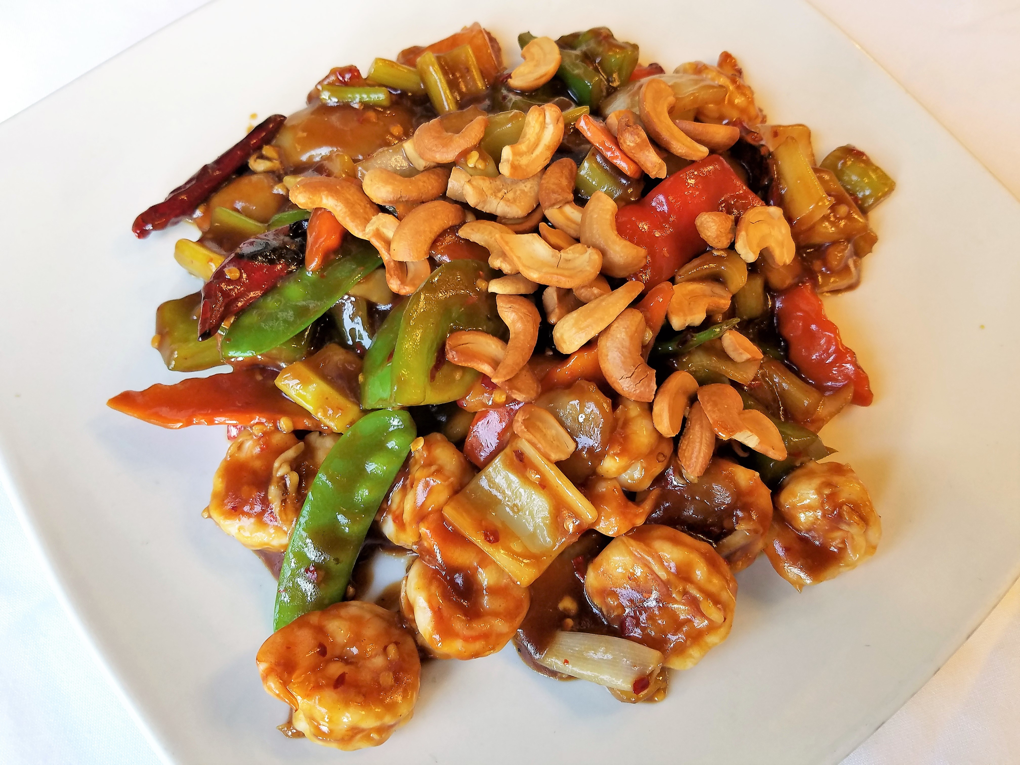 Order Kung Pao Shrimp food online from Red Ginger China Bistro store, Saint Paul on bringmethat.com