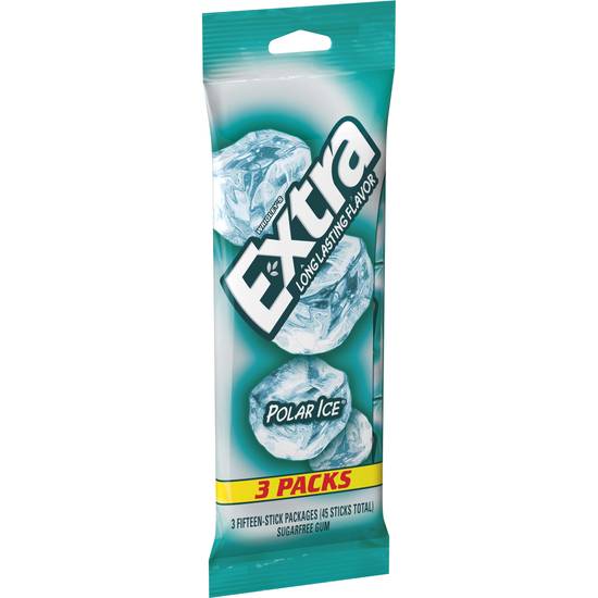 Order Extra SugarFree Gum Polar Ice Multipack (15 ct x 3 ct) food online from Rite Aid store, Yamhill County on bringmethat.com