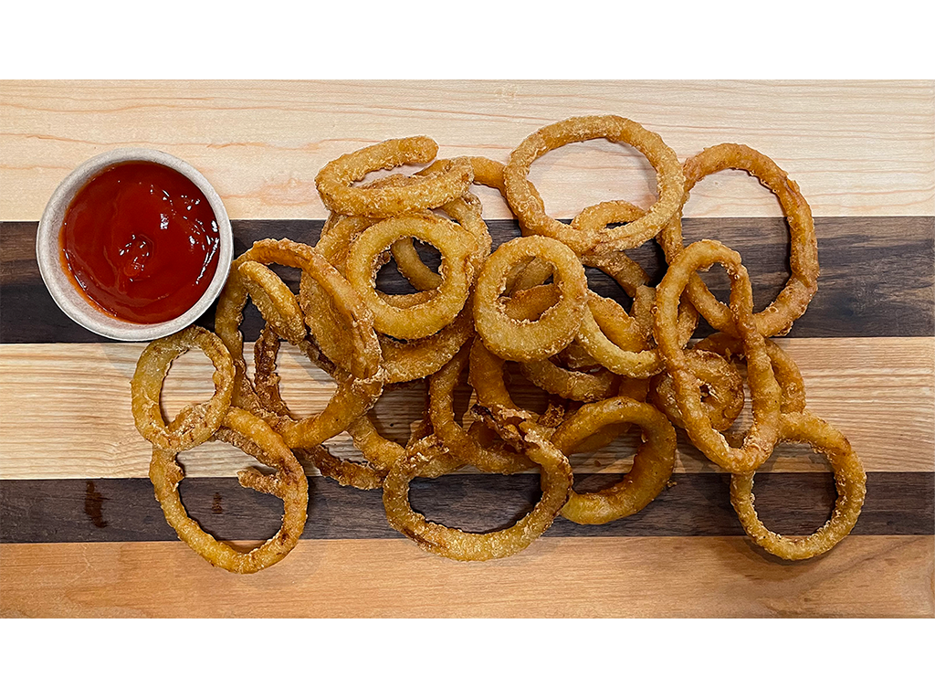 Order Onion Rings food online from Land of Pizza Inc store, South Boston on bringmethat.com