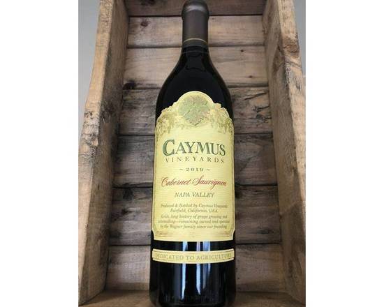 Order Caymus Vineyards, Cabernet Sauvignon Napa Valley  · 750 mL food online from House Of Wine store, New Rochelle on bringmethat.com