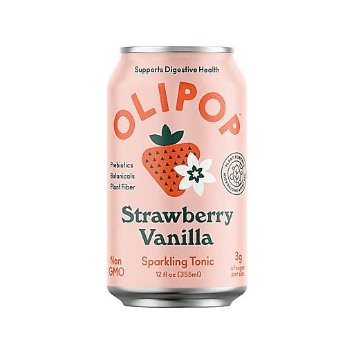 Order OLIPOP Strawberry Vanilla (12 OZ) 134423 food online from Bevmo! store, Albany on bringmethat.com