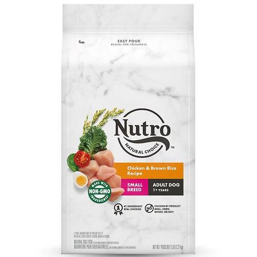 Order Nutro NATURAL CHOICE Small Breed Adult Dry Dog Food, Chicken & Brown Rice Recipe - 5.0 lb food online from Walgreens store, Green Cove Springs on bringmethat.com