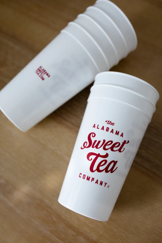 Order Set of 6 Stadium Cups food online from Alabama Sweet Tea Co Llc store, Montgomery on bringmethat.com