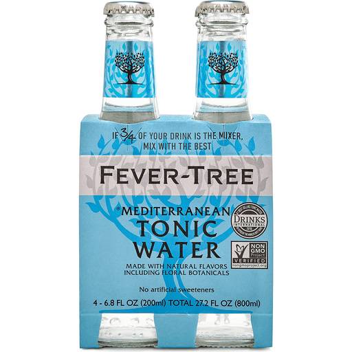 Order Fever-Tree Mediterranean Tonic Water (4PK 6.8 OZ) 101187 food online from BevMo! store, Milpitas on bringmethat.com