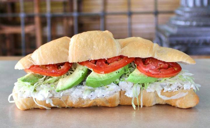 Order Chicken Salad Croissant food online from The Great Outdoors Sub Shop store, Frisco on bringmethat.com