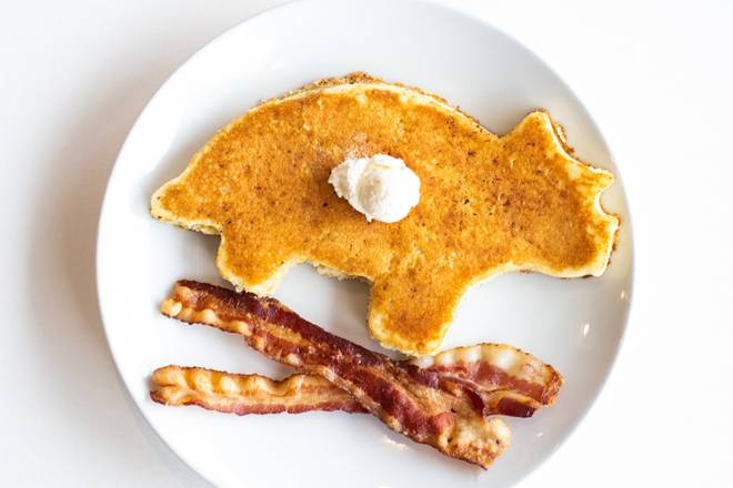 Order Dinosaur Pancake food online from Sunny Street Cafe store, Des Peres on bringmethat.com