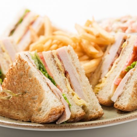 Order Turkey Club Sandwich food online from Wild ‘N Out Wings & Things store, San Diego on bringmethat.com