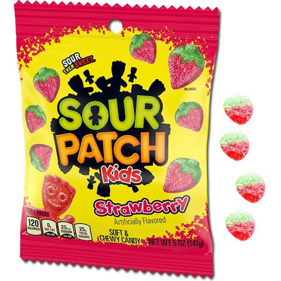 Order Sour Patch Kids - Strawberry 5 oz food online from IV Deli Mart store, Goleta on bringmethat.com