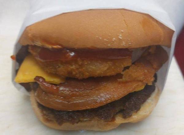 Order Western Bacon Cheese Burger food online from Melo Burger store, Inglewood on bringmethat.com
