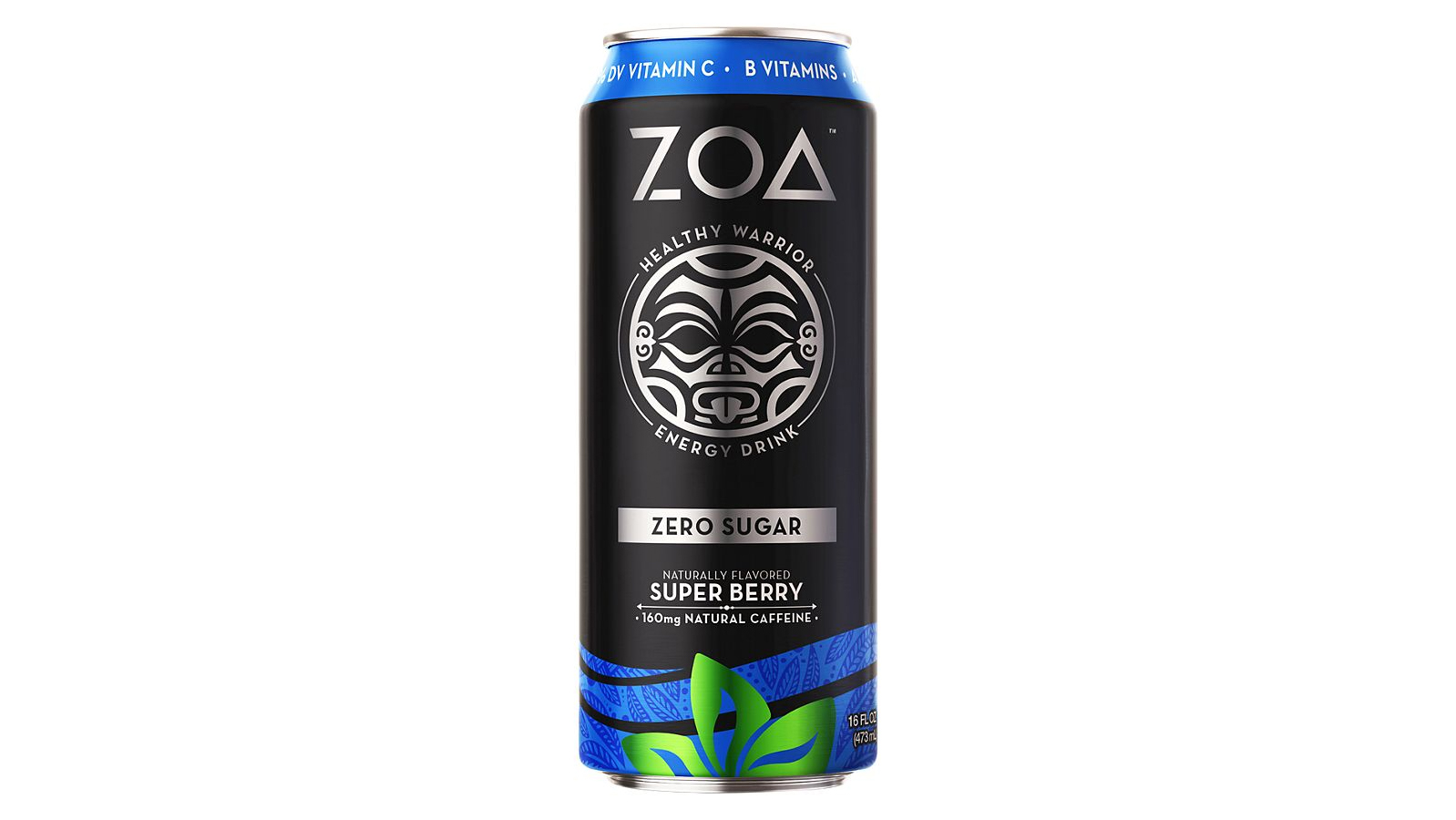 Order ZOA Energy Super Berry 16oz food online from Chevron Extramile store, Fountain Valley on bringmethat.com