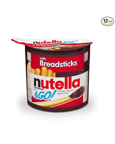 Order Nutella with Breadsticks 1.8 oz food online from Pink Dot Logan Heights store, San Diego on bringmethat.com