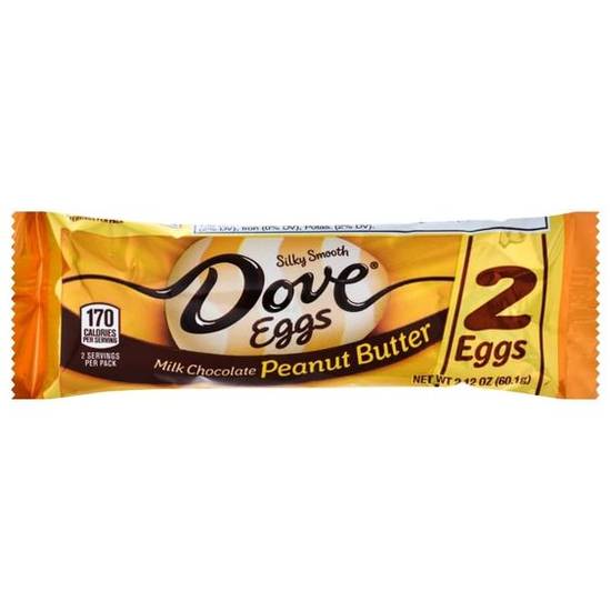 Order Dove Eggs Milk Chocolate Peanut Butter Egg Candy food online from Exxon Food Mart store, Port Huron on bringmethat.com