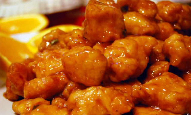 Order A22. Orange Chicken Lunch Special food online from Chop Suey City Chinese Restaurant store, Chicago on bringmethat.com