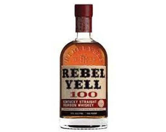 Order Rebel Yell 100 Proof Straight Bourbon Whiskey 750 ml  food online from Pit Stop Liquor Mart store, El Monte on bringmethat.com