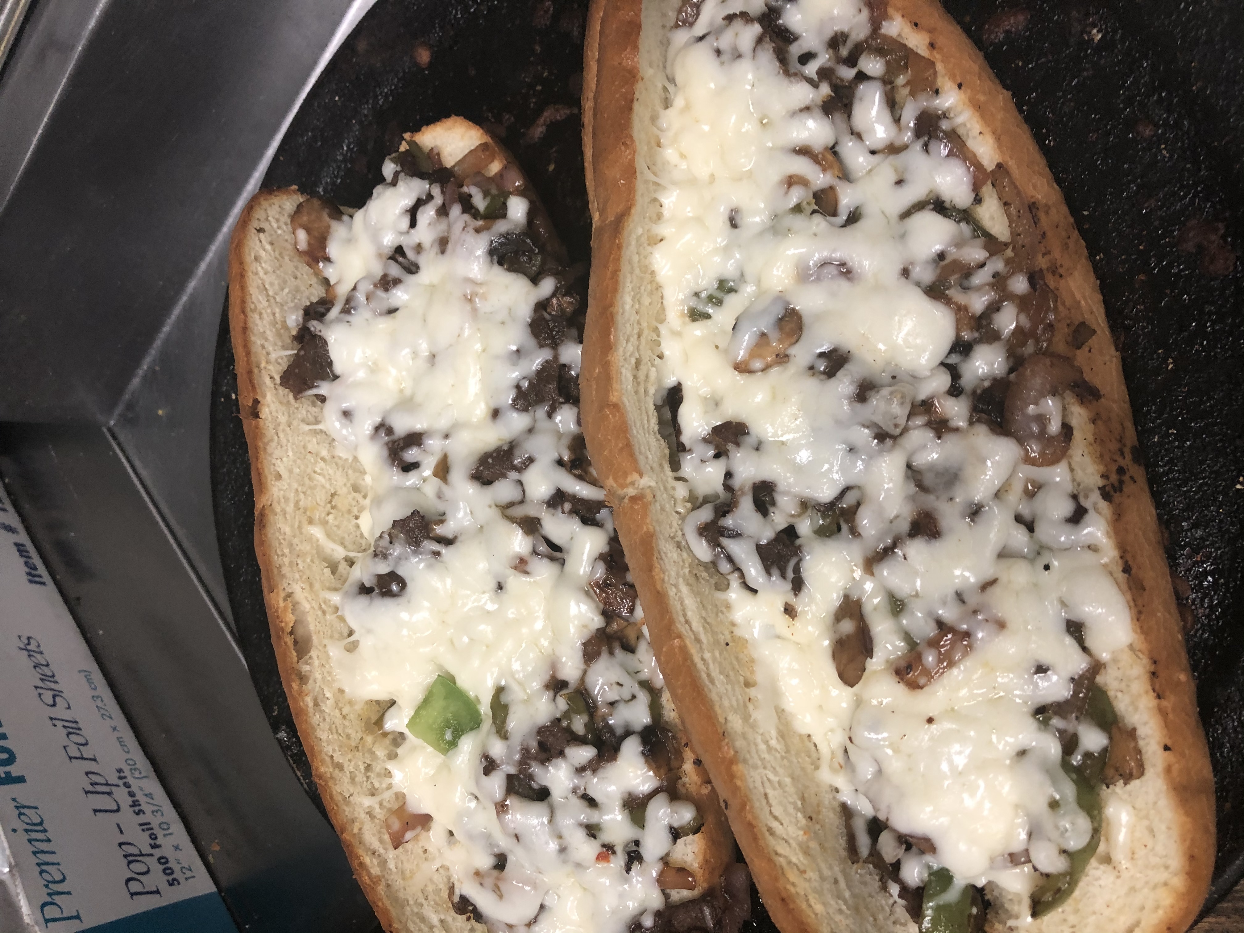 Order Philly Steak Sub with Fries food online from Manhattan Pizza store, Las Vegas on bringmethat.com