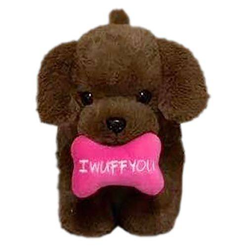 Order Festive Voice Valentine's Plush 11" Lab Dog with Bone - 1.0 ea food online from Walgreens store, Charlotte on bringmethat.com