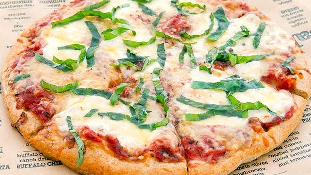 Order margherita pizza food online from Make Pizza+Salad store, San Diego on bringmethat.com