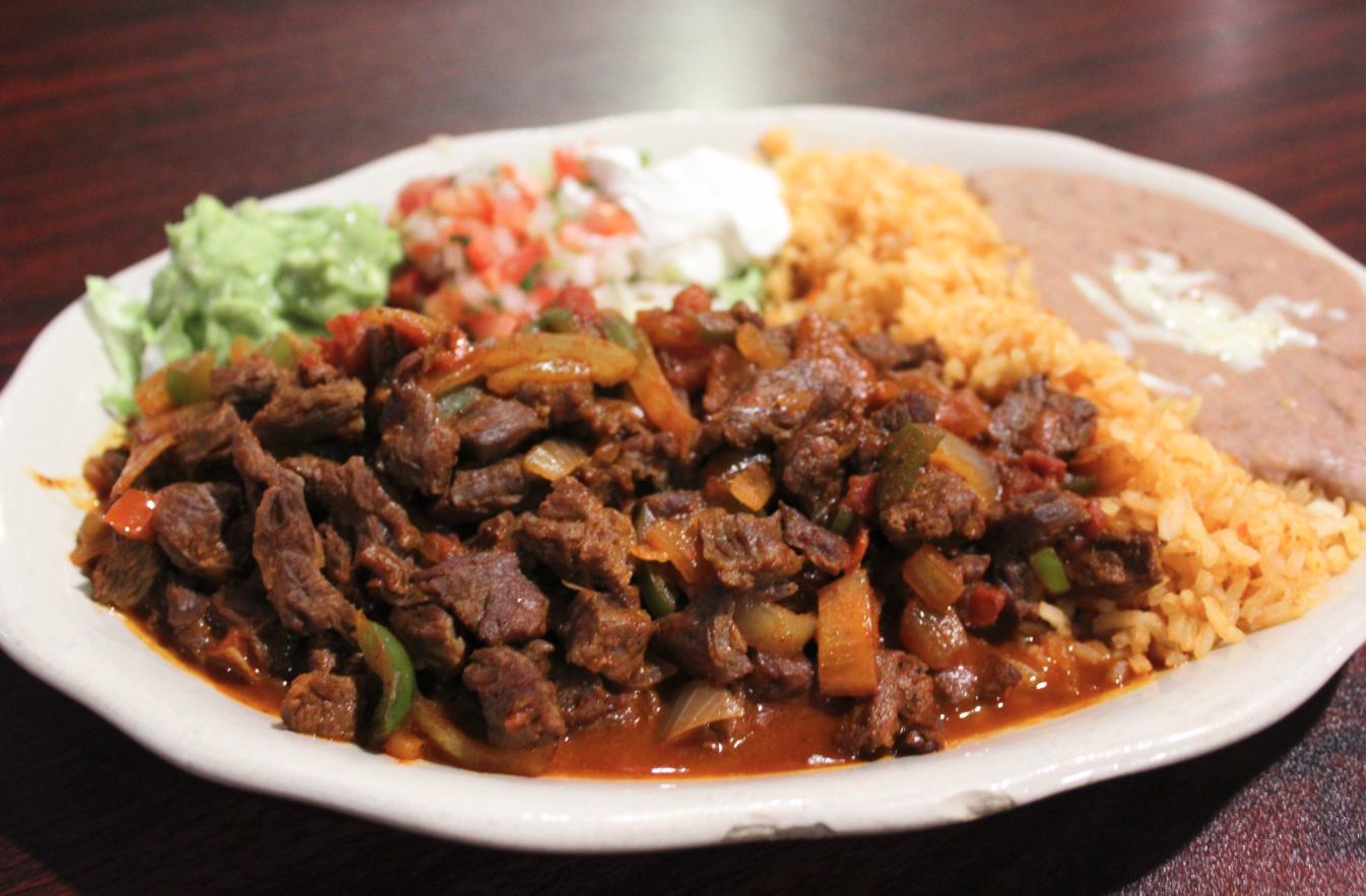 Order 22. Bistek Ranchero food online from El Mariachi store, Bossier City on bringmethat.com