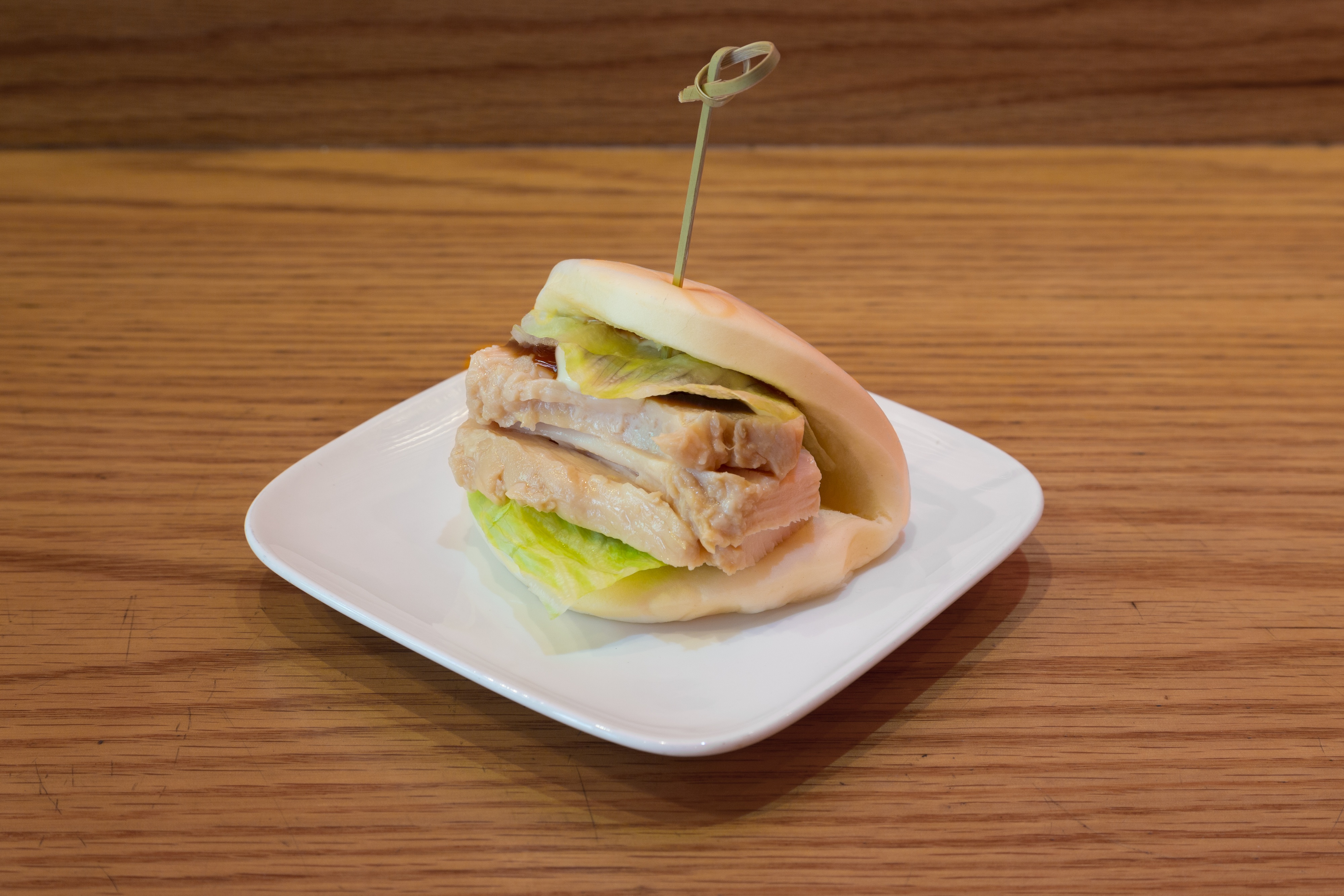 Order Char-Siu Chicken Bun food online from Totto Ramen Midtown East store, New York on bringmethat.com