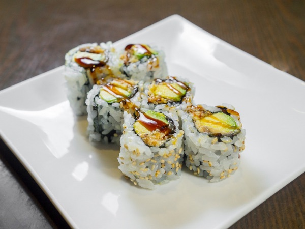 Order Eel Avocado Roll food online from Aya sushi store, New York on bringmethat.com