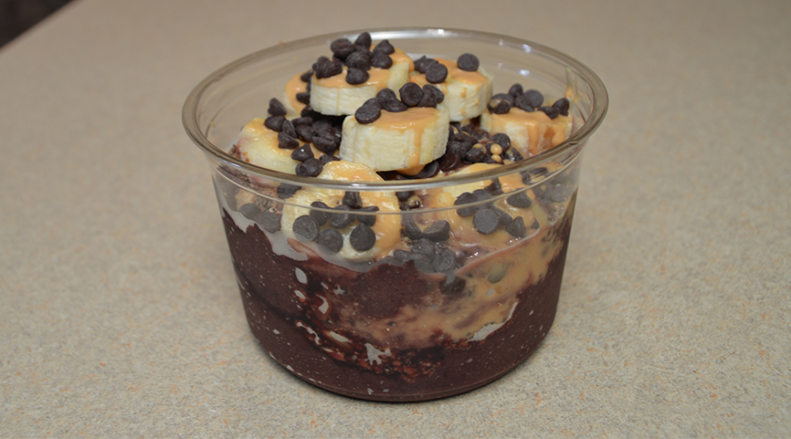 Order Acai Chocolate Peanut Butter & Banana Bowl - 16 oz food online from Better Health Cafe store, Bloomfield Hills on bringmethat.com