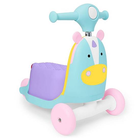 Order SKIP*HOP® Zoo 3-in-1 Ride-On Unicorn in Light Blue/Yellow food online from Bed Bath & Beyond store, Hot Springs on bringmethat.com