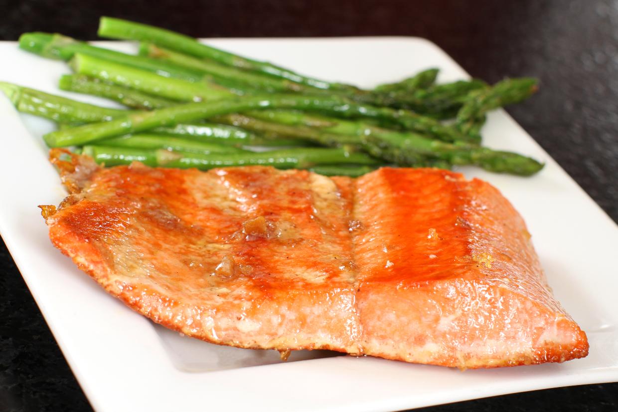 Order Asian BBQ Salmon food online from The Brick House Pub store, Reading on bringmethat.com