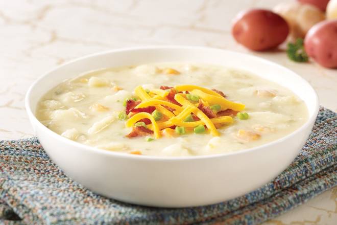 Order Loaded Baked Potato Soup food online from Schlotzsky's store, The Colony on bringmethat.com