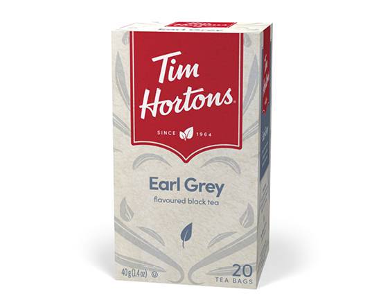 Order Earl Grey Specialty Tea Bags, 20ct Box food online from Tim Horton store, Jamestown on bringmethat.com