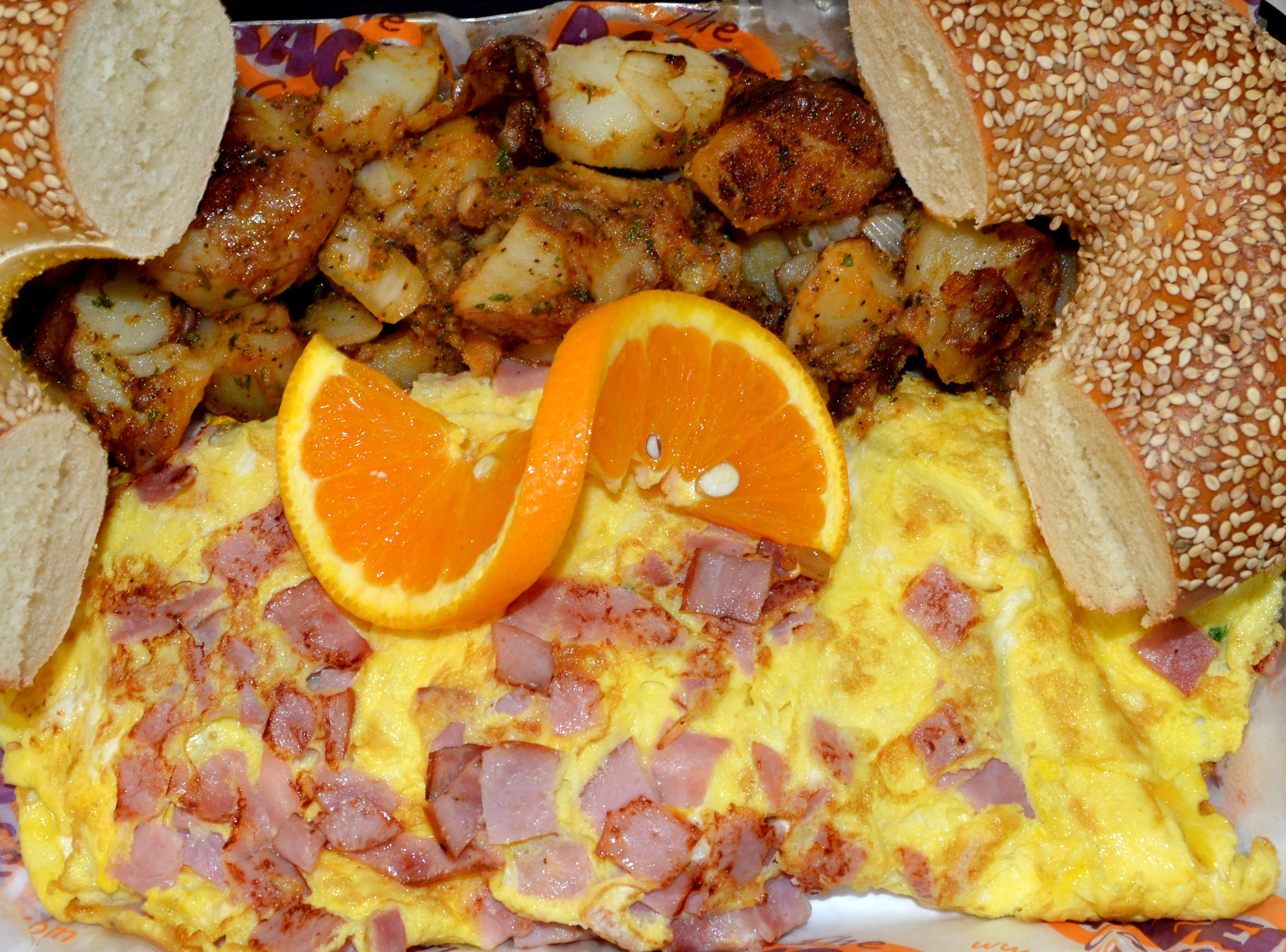 Order Cheese Omelet food online from Bagel Cafe store, Herndon on bringmethat.com