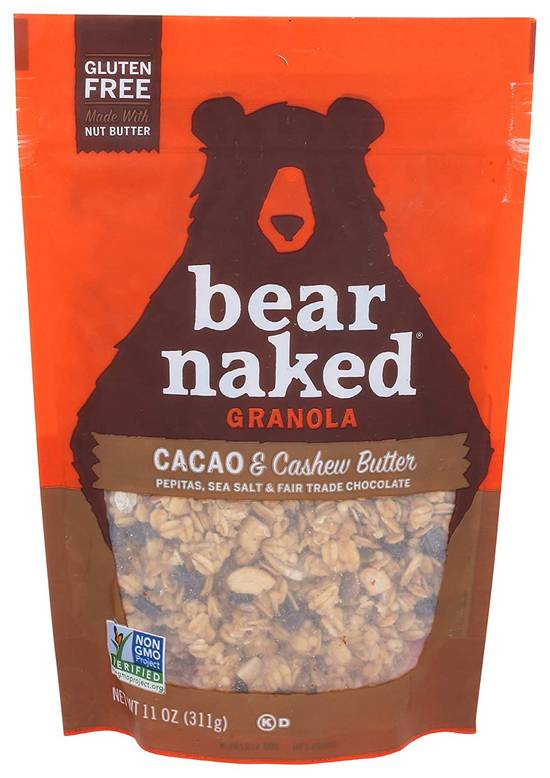 Order Bear Naked Granola Cacao & Cashew Butter food online from Deerings Market store, Traverse City on bringmethat.com
