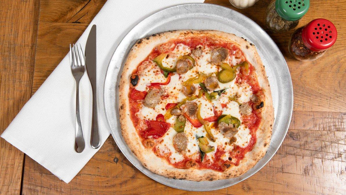 Order Sausage and Peppers food online from 90 Second Pizza store, Washington on bringmethat.com