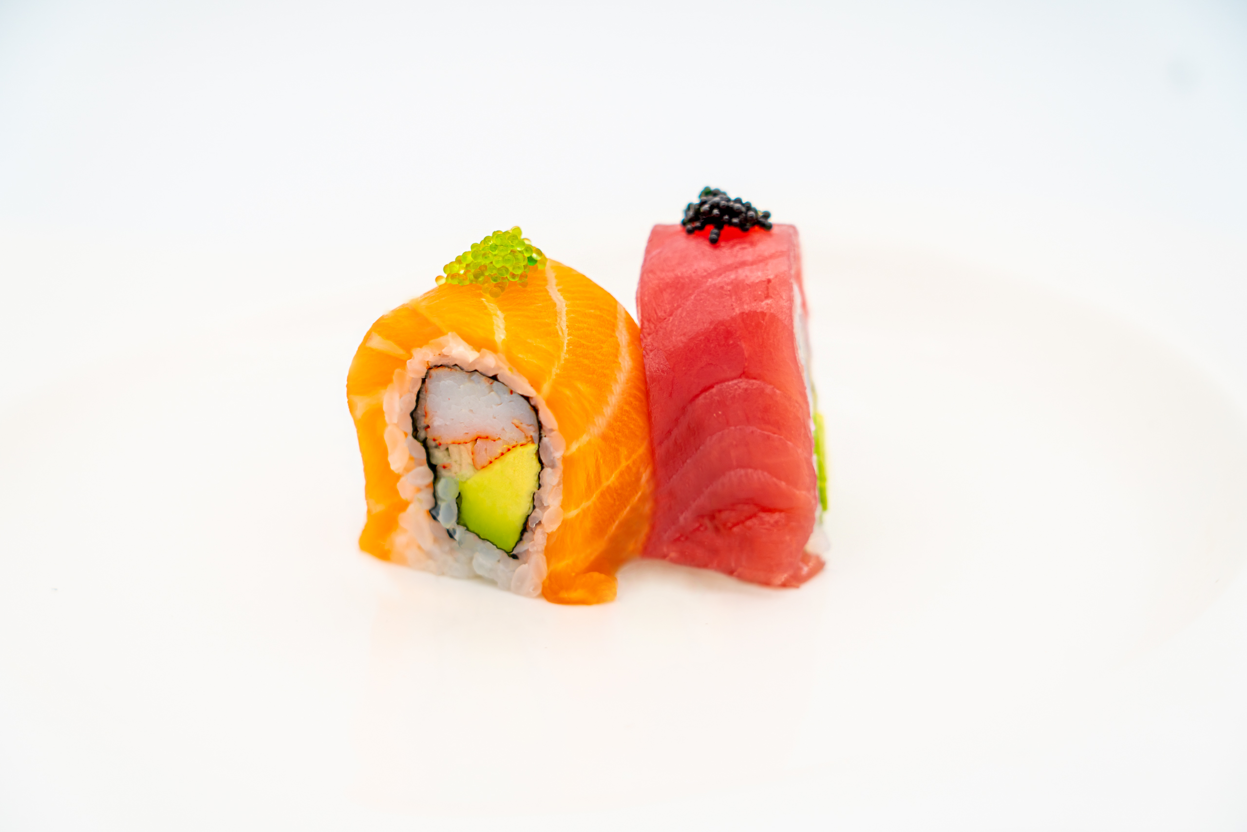 Order Rainbow Roll food online from Zutto Japanese American Pub store, New York on bringmethat.com