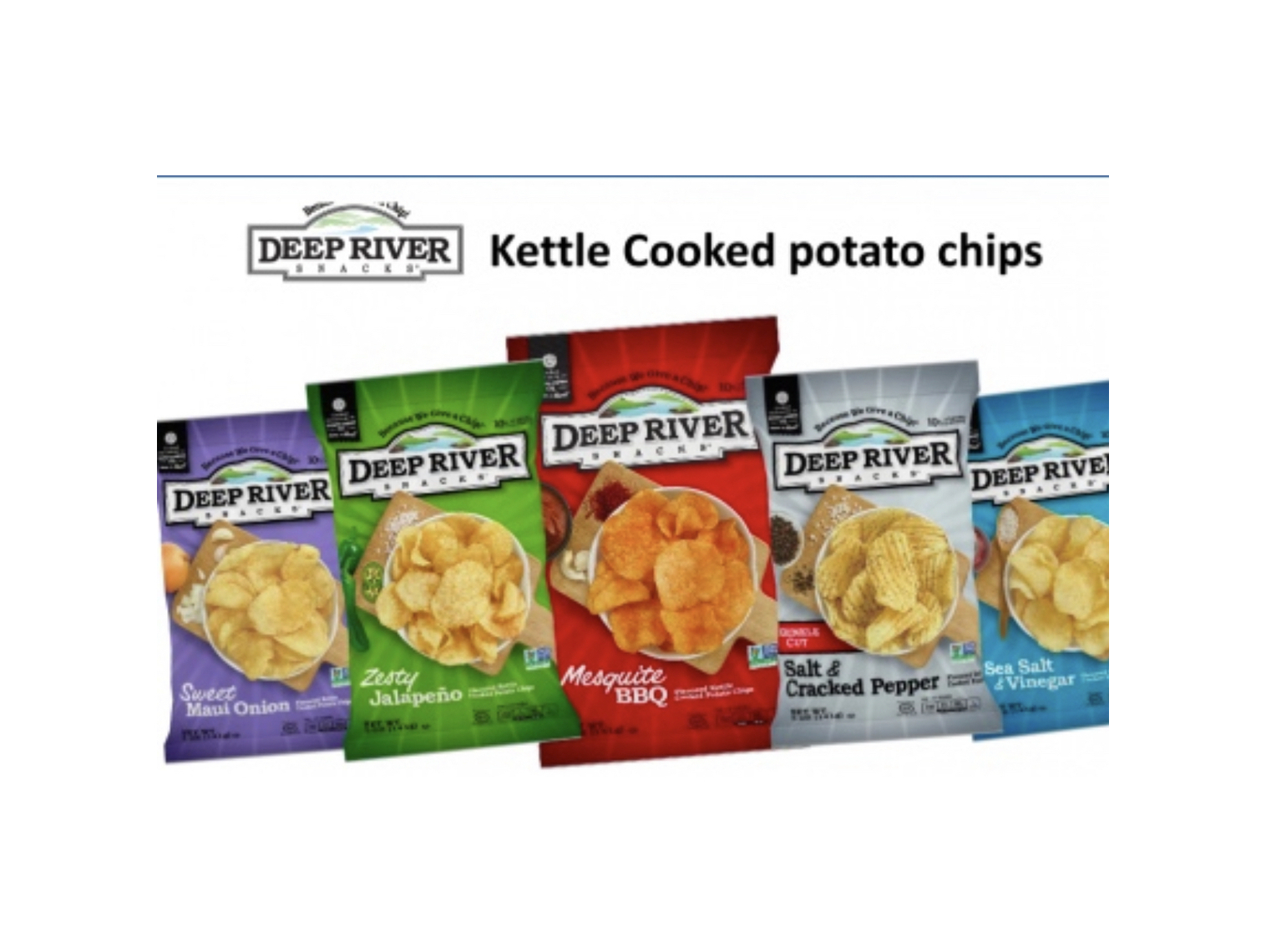 Order Deep River Chips food online from Brooklyn Bagel And Coffee Company store, Woodside on bringmethat.com