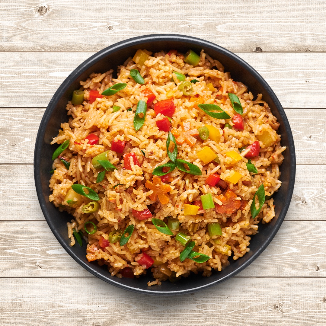 Order Veg Dragon Fried Rice food online from The Hungry Himalayan store, Houston on bringmethat.com