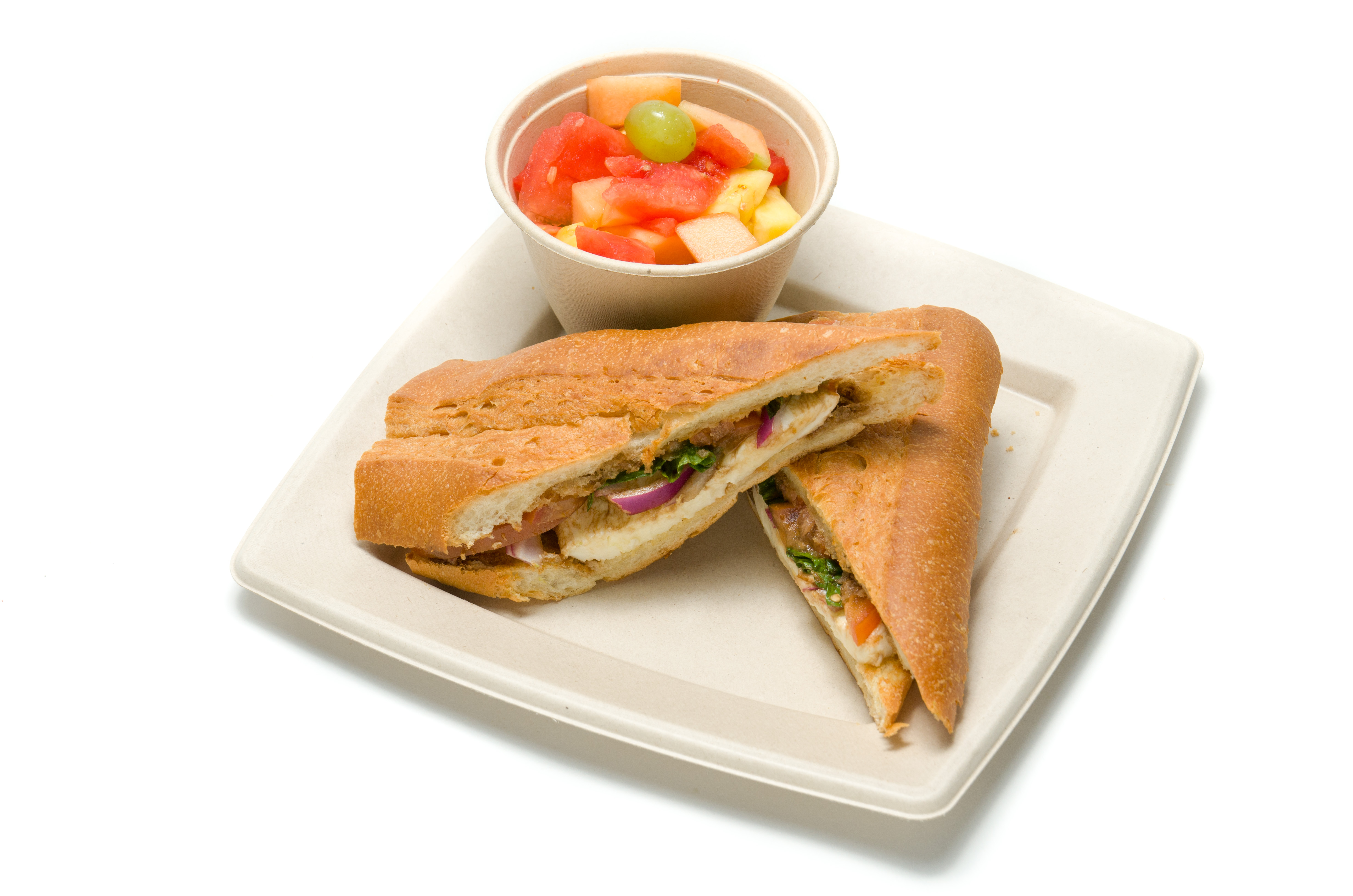Order Caprese Sandwich food online from Merengue Bakery & Cafe store, Monrovia on bringmethat.com