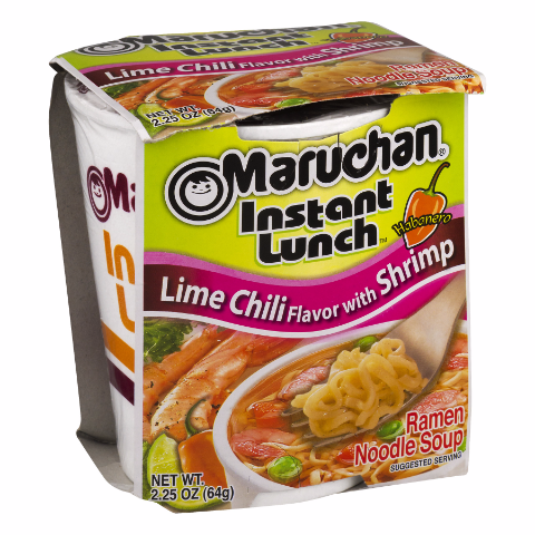 Order Maruchan Instant Lunch Lime & Chili Shrimp 2.25oz food online from 7-Eleven store, Las Vegas on bringmethat.com