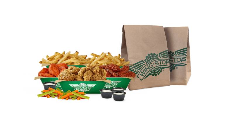 Order 100pc Pack food online from Wingstop store, Dallas on bringmethat.com