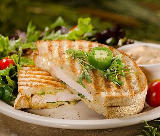 Order Panini Chicken El Diablo food online from Urth Caffe 專覃 store, Santa Monica on bringmethat.com