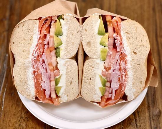 Order Avocado Lox food online from My Three Sons Bagels store, Garden City on bringmethat.com