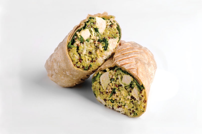 Order Spinach & Pesto Bar-rito food online from Protein Bar & Kitchen store, Chicago on bringmethat.com