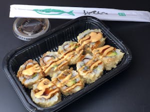 Order California Tempura Roll food online from Asuka Sushi Japanese Cuisine store, Mt Laurel Township on bringmethat.com
