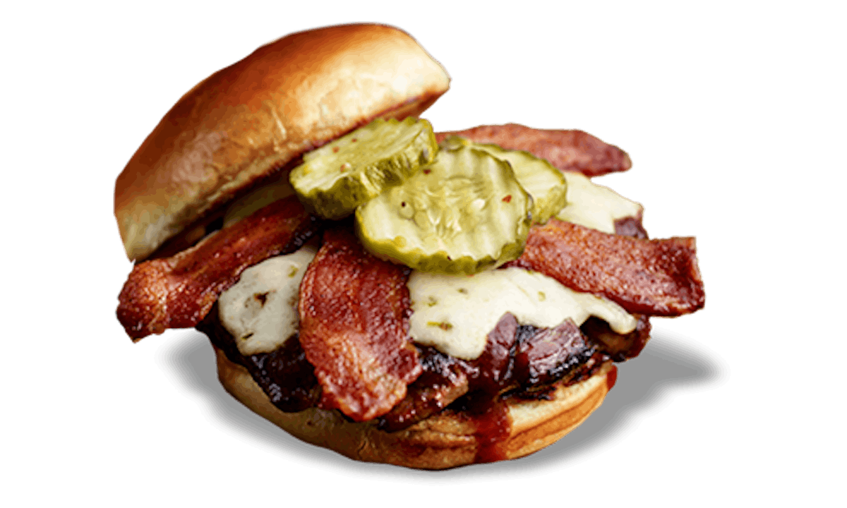 Order Devil's Spit Burger* food online from Famous Dave's store, North Olmsted on bringmethat.com