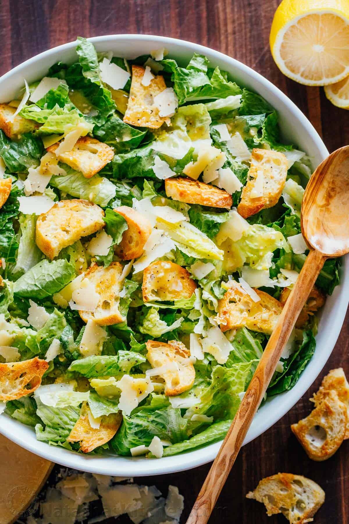 Order Papa's Caesar Salad - Small food online from Papa Dom's Pizza - Powell store, Powell on bringmethat.com