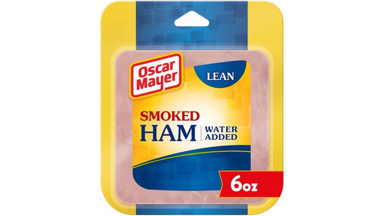 Order Oscar Mayer Lean Smoked Ham Sliced Lunch Meat with Water Added food online from Route 7 Food Mart store, Norwalk on bringmethat.com