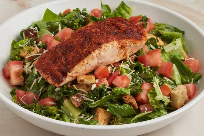 Order Grilled Fresh Salmon Caesar food online from Silver Diner store, Cherry Hill on bringmethat.com