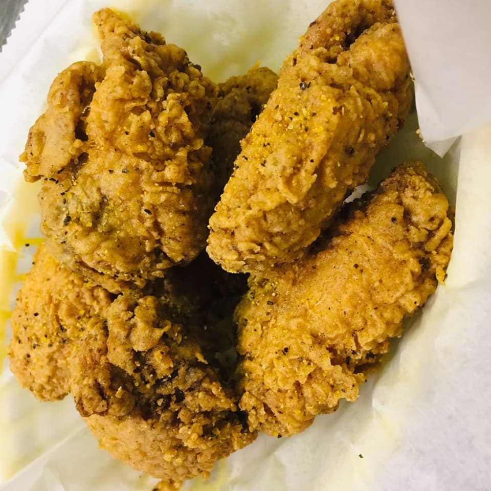 Order Fried Lemon Pepper Wing(6) food online from Captain crawfish store, Humble on bringmethat.com