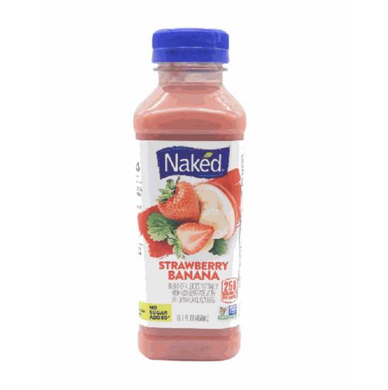 Order Naked Juice - Strawberry Banana food online from IV Deli Mart store, Goleta on bringmethat.com