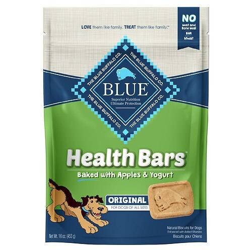 Order Blue Buffalo Health Bars with Apples & Yogurt for Dogs Apple & Yogurt - 16.0 OZ food online from Walgreens store, Des Moines on bringmethat.com