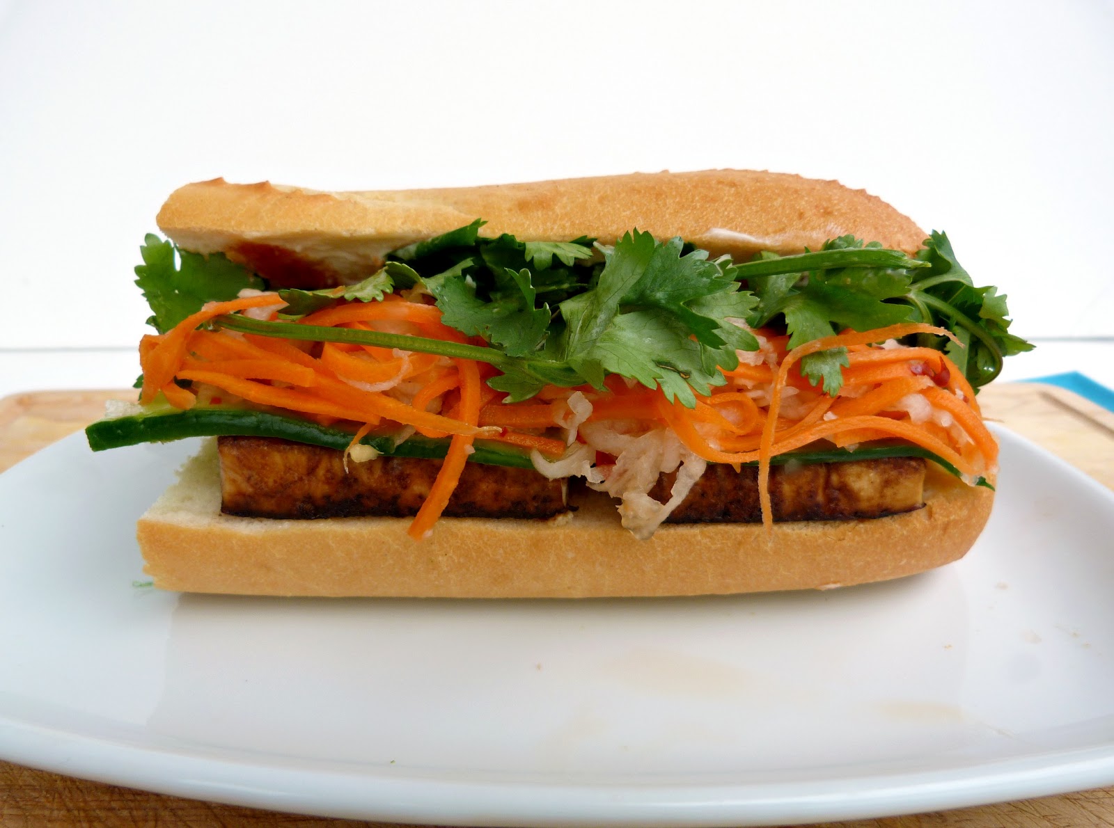 Order H10. Tofu Sandwich food online from Pho Saigon Express store, Escondido on bringmethat.com